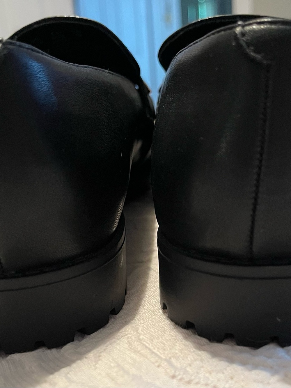 Karl Lagerfeld Black Leather Loafers with Gold & Enamel Charms - Picture 7 of 12